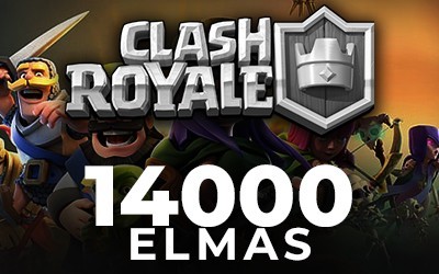 Clash Royale 14000+1400 Gems