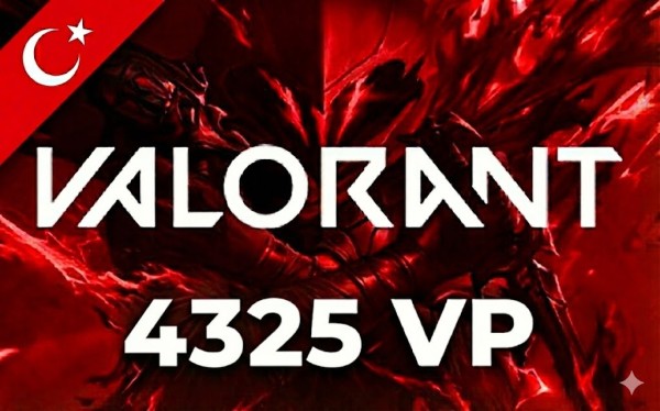 Valorant 4325 VP (1230 TL RC)