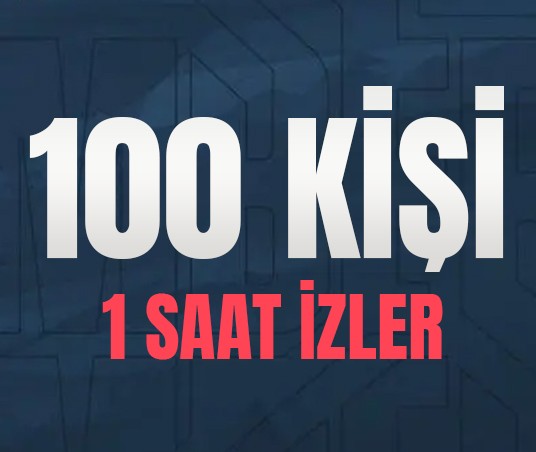 Twitch Saatlik 100 Canlı Yayın İzleyici