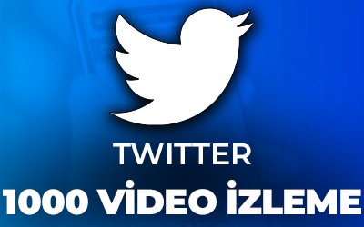 Twitter Video İzlenme 1000 Adet