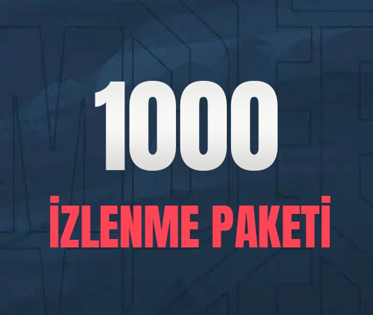 YouTube 1.000 İzlenme
