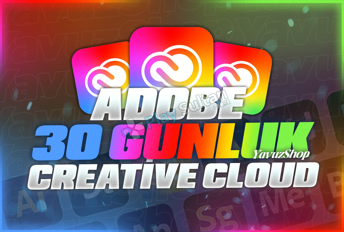 1 AYLIK Adobe Creative Cloud KİŞİSEL OTO TESLİM 1 AYLIK Adobe Creative Cloud KİŞİSEL OTO TESLİM