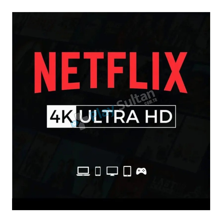 1 AYLIK NETFLIX PREMIUM 4K UHD + HDR Kalite Bütün