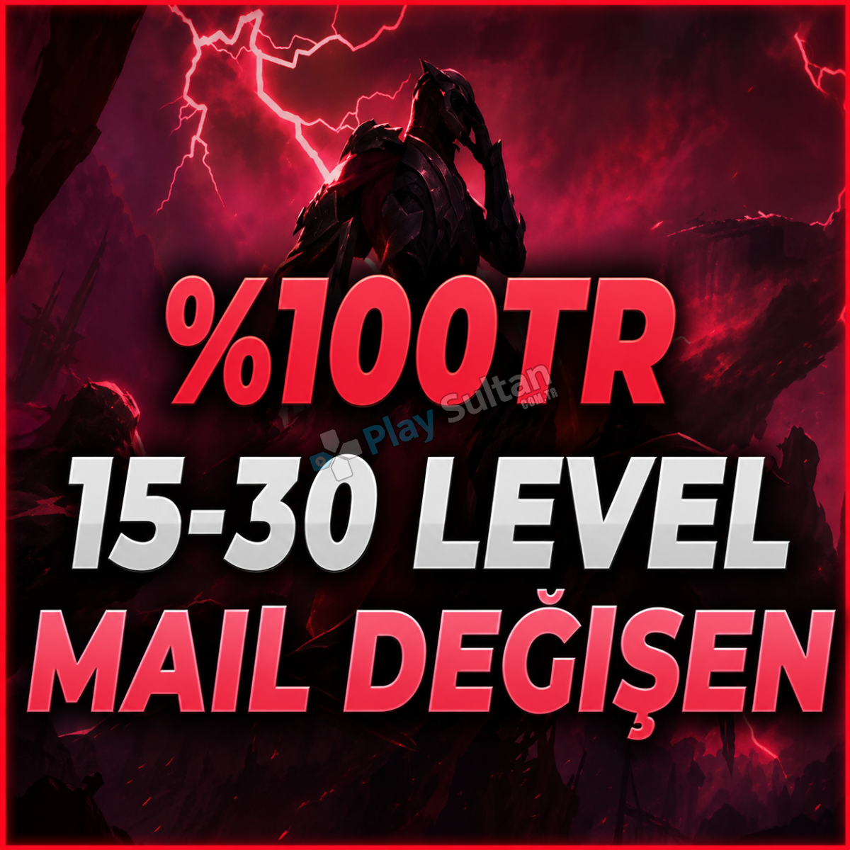 100TR 15-30 LEVEL MAİL DEĞİŞEN HESAP OTO TESLİM 100TR 15-30 LEVEL MAİL DEĞİŞEN HESAP OTO TESLİM