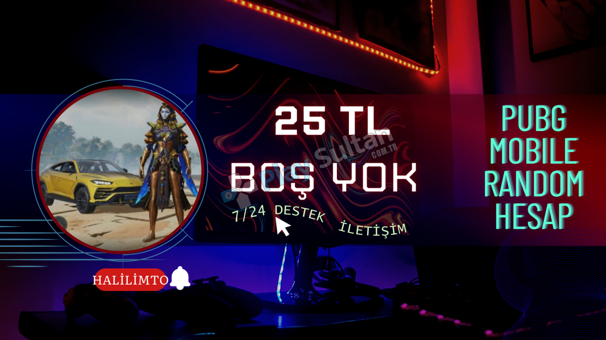 25 TL VİP - PUBGM RANDOM HESAP - OTOMATİK TESLİMAT 25 TL VİP - PUBGM RANDOM HESAP - OTOMATİK TESLİMAT