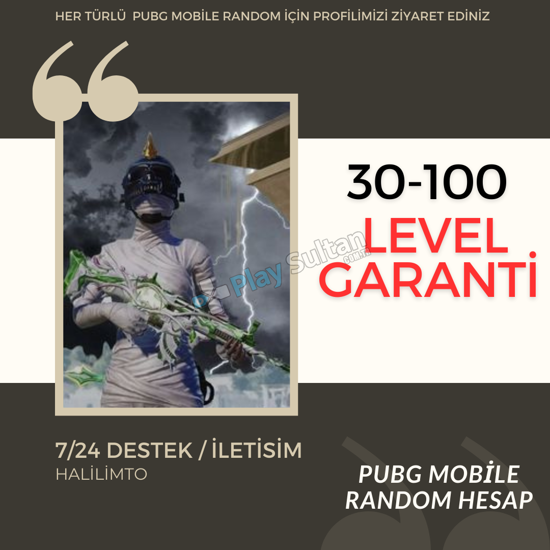 30-100 LEVEL GARANTİLİ RANDOM- OTOMATİK TESLİMAT 30-100 LEVEL GARANTİLİ RANDOM- OTOMATİK TESLİMAT