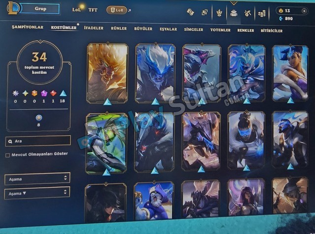 44 SEVİYE UNRANKED LOL Resim 2