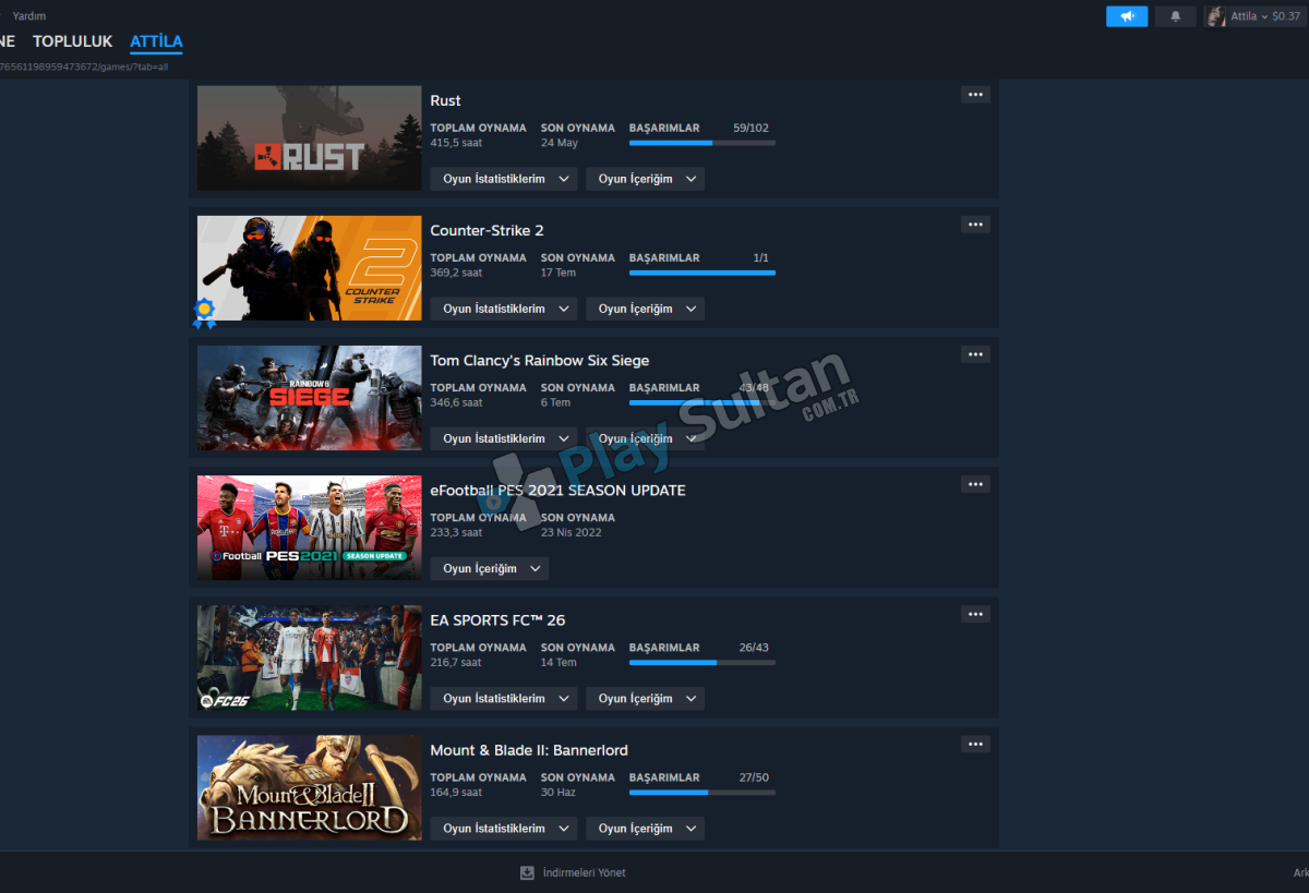 70 Level 150+ Oyun Bol A+ Oyunlu Steam Hesabı Resim 2