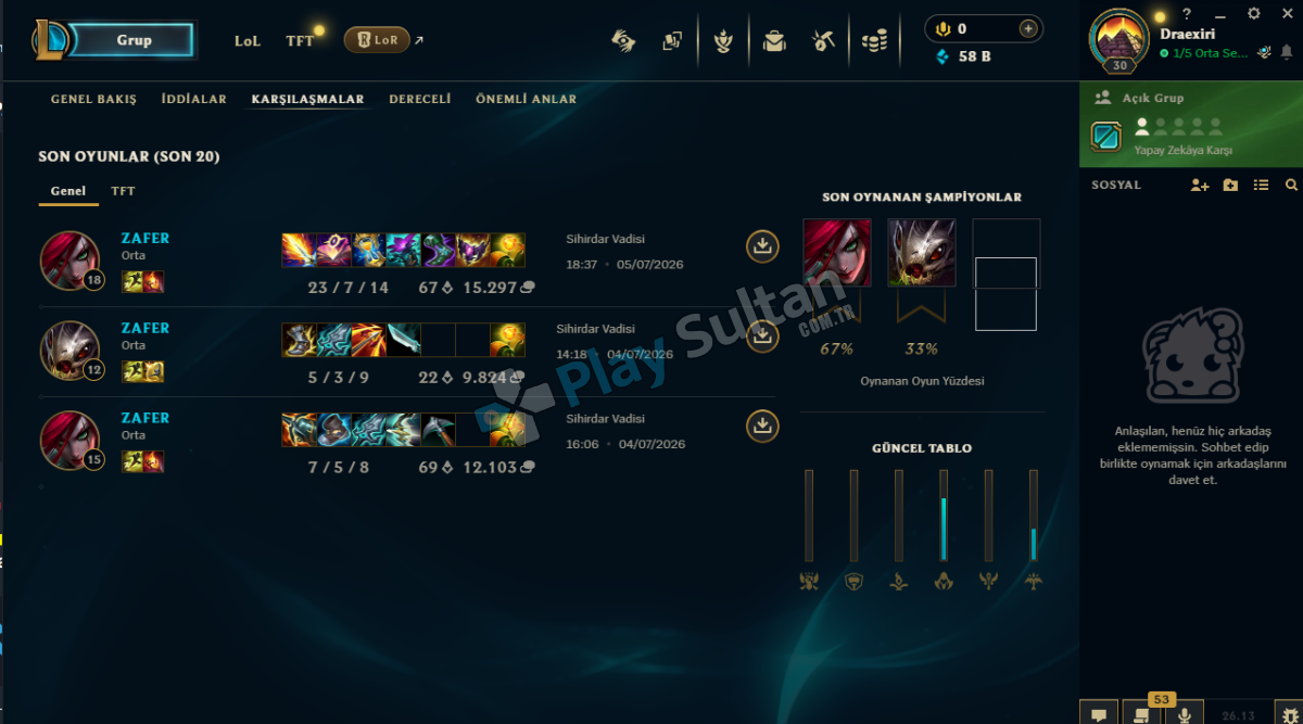 EUW 30 LEVEL 58K MAVİ ÖZ 2 KOSTÜM HANDMADE HESAP EUW 30 LEVEL 58K MAVİ ÖZ 2 KOSTÜM HANDMADE HESAP
