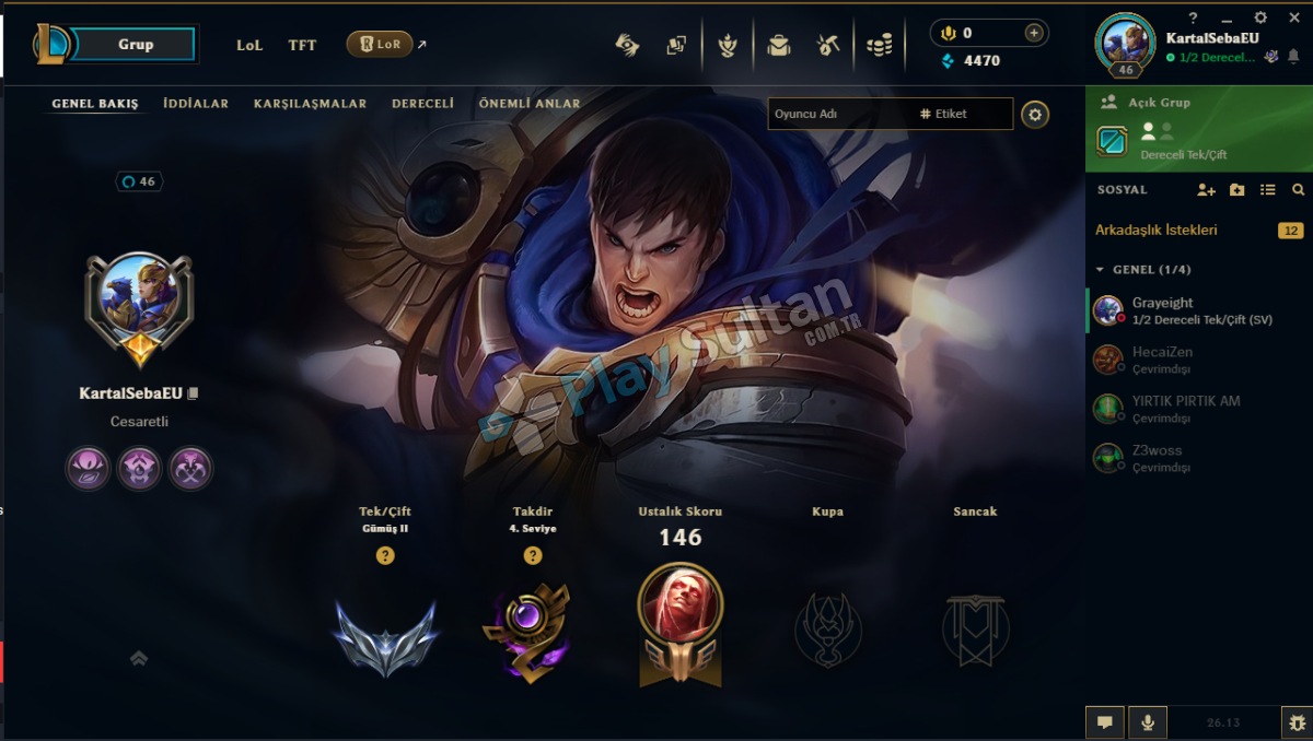 EUW 46 LVL GÜMÜŞ 2 4 KOSTÜM 4 HATIRA TAKDİR 4 SEVİYE EUW 46 LVL GÜMÜŞ 2 4 KOSTÜM 4 HATIRA TAKDİR 4 SEVİYE