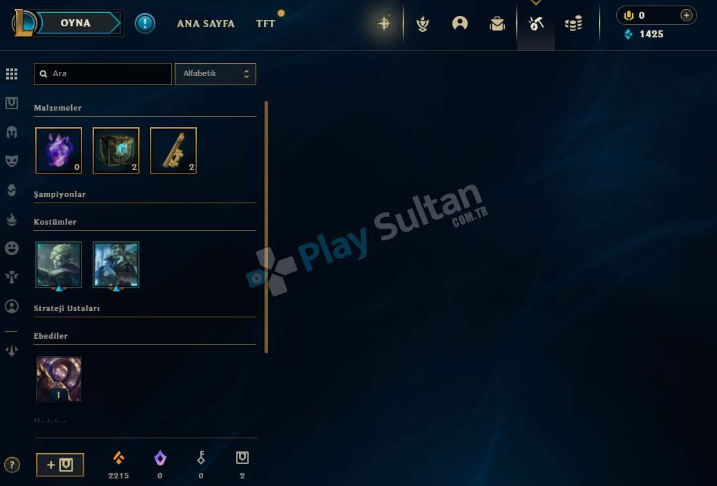 EUW I Unranked Kostümlü Temiz Hesap Resim 2