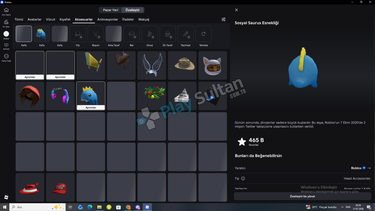Fırsat roblox hesabı Fırsat roblox hesabı