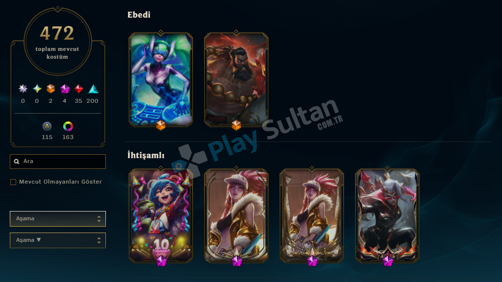 Full char 472 kostümlü boş hesap Full char 472 kostümlü boş hesap