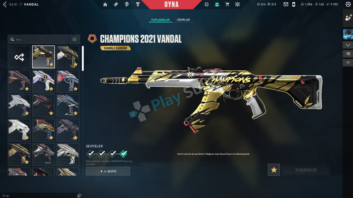 FULL valorant nadir hesap CHAMPIONS 2021 + 2022 Resim 2