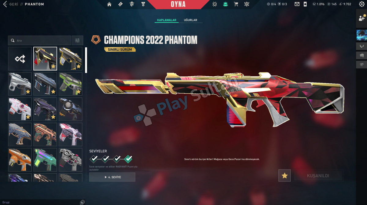 FULL valorant nadir hesap CHAMPIONS 2021 + 2022 Resim 2