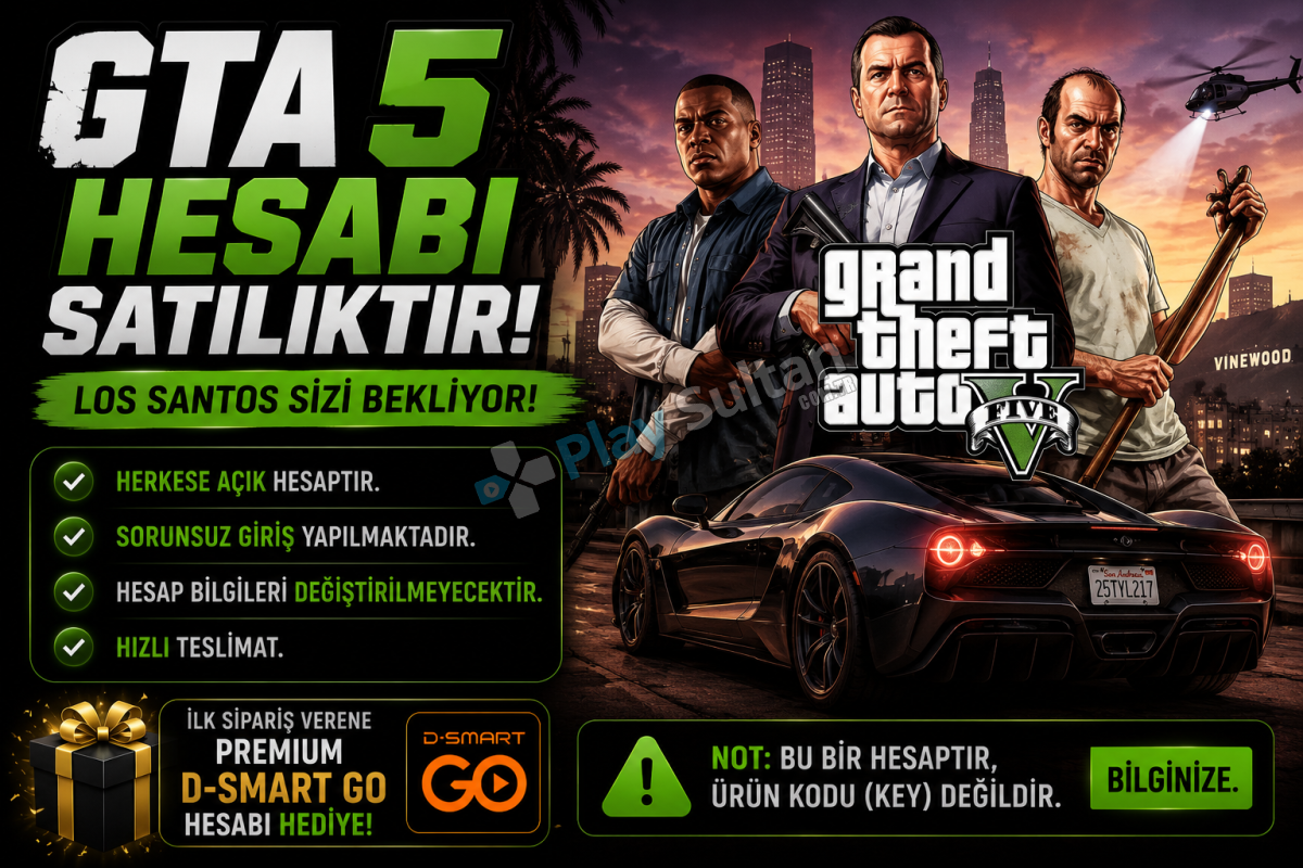 GTA 5 Premium Hesap Satılık Hızlı Teslim Sorunsuz Giriş GTA 5 Premium Hesap Satılık Hızlı Teslim Sorunsuz Giriş