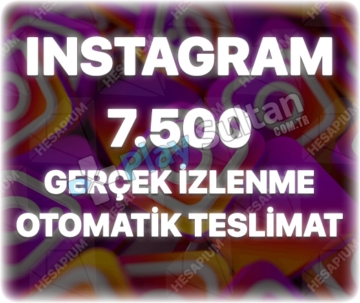 Instagram 7500 İzlenme Keşfet Etkili Instagram 7500 İzlenme Keşfet Etkili