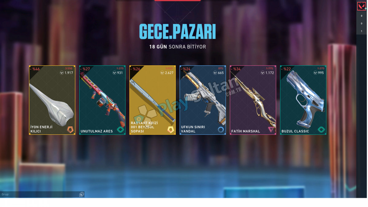 İYON ENERJİ KILICI GECE PAZARI UNRANKED HESAP İYON ENERJİ KILICI GECE PAZARI UNRANKED HESAP