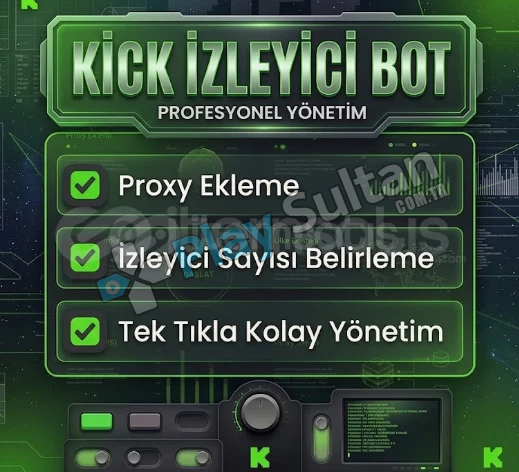 KİCK İZLEYİCİ BOTU SINIRSIZ KİCK İZLEYİCİ BOTU SINIRSIZ