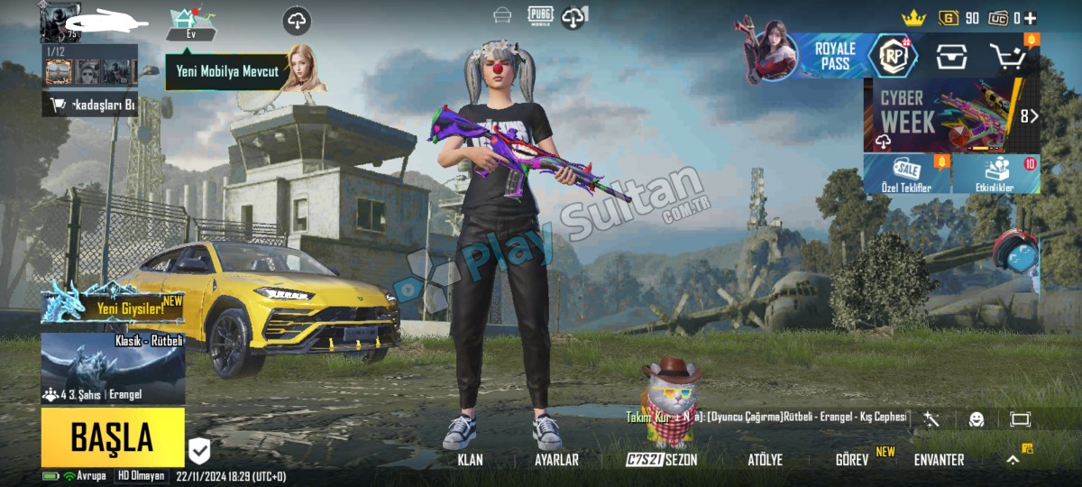 PUBG MOBİL DOLU HESAP ALANA HO PUBG MOBİL DOLU HESAP ALANA HO