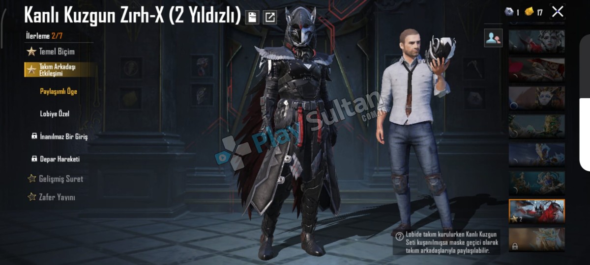 PUBG MOBİLE 2 X SUİT 4SV SCARL Resim 2