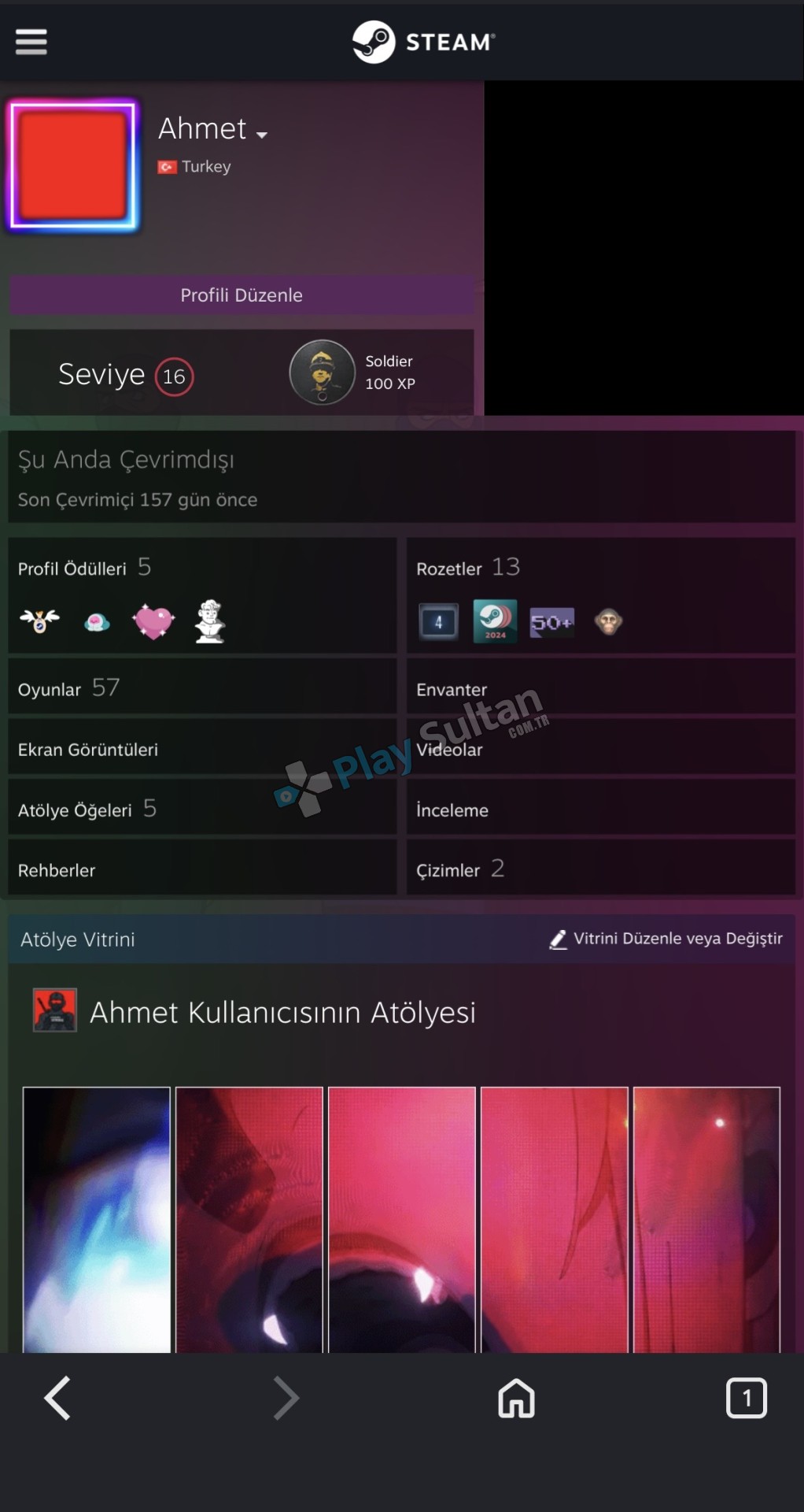 Satılık Steam Hesabı + Epıc Games hediyeli Açıklamayı Oku Satılık Steam Hesabı + Epıc Games hediyeli Açıklamayı Oku