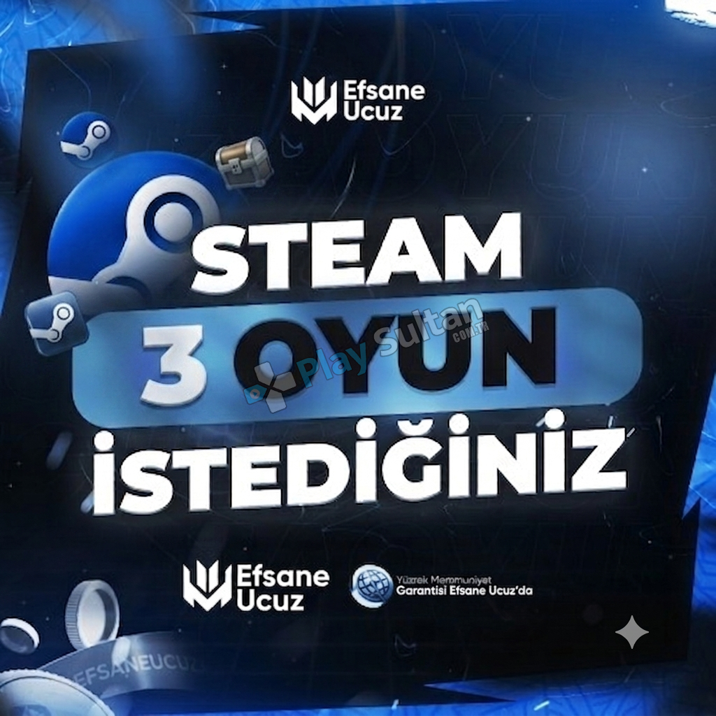 STEAM İSTEDİĞİNİZ 3 OYUN STEAM İSTEDİĞİNİZ 3 OYUN