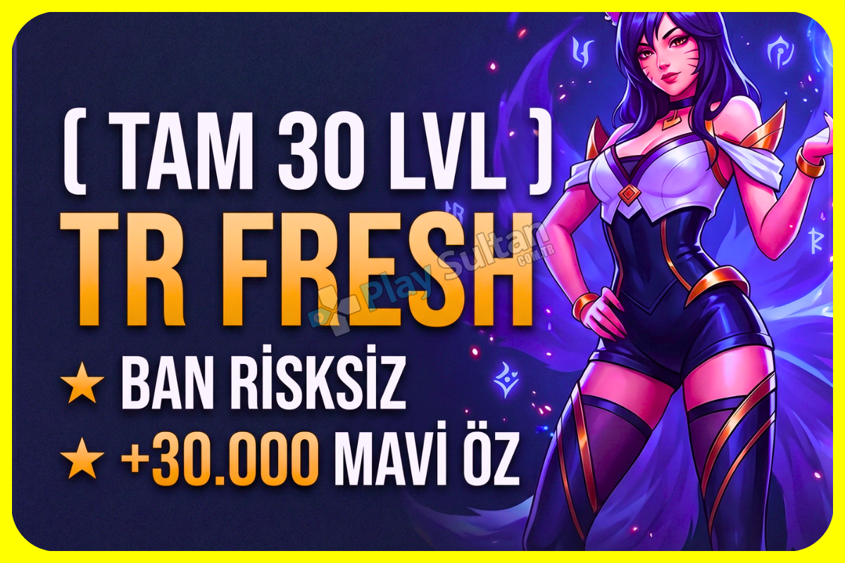 TAM 30 LVL TR FRESH BAN RİSKSİZ +30K MÖ TAM 30 LVL TR FRESH BAN RİSKSİZ +30K MÖ
