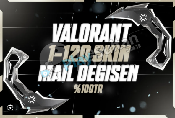 1 120 Skin Mail Değişen Random Hesaplar