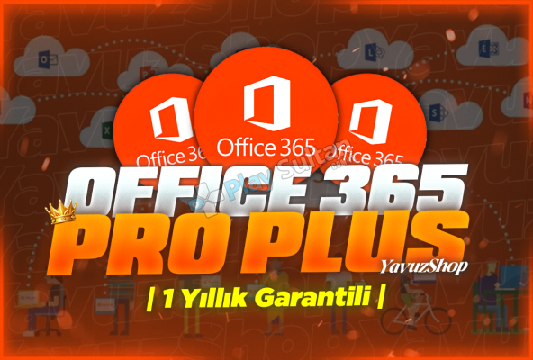 1 YILLIK OFFİCE 365 PRO PLUS + SORUNSUZ OTO TESLİM