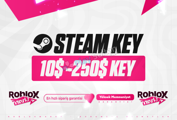 10-250 DOLAR ARASI STEAM KEY