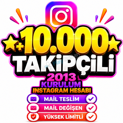 +10 BİN TAKİPÇİLİ 2013 KURULUM INSTAGRAM HESABI