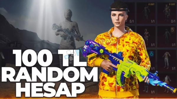 100 TL ASLA BOŞ ÇIKMAYAN DOPDOLU RANDOM HESAP