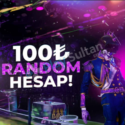 100 TL ÖZEL STOK RANDOM HESAP OTOMATİK TESLİM