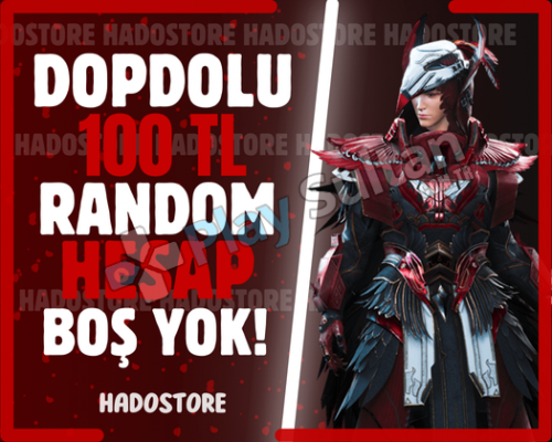 100 TL PUBG MOBILE RANDOM DOPDOLU BOŞ YOK ÖZEL++++