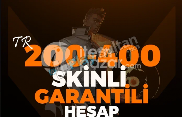100 TR 200-400 SKİN GARANTİLİ RANDOM HESAP