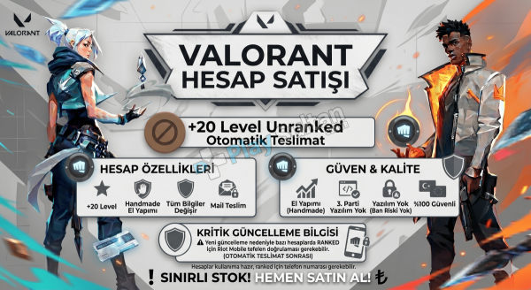 100+ TREU HESAP +20 LEVEL UNRANKED OTOMATİK TESLİMAT