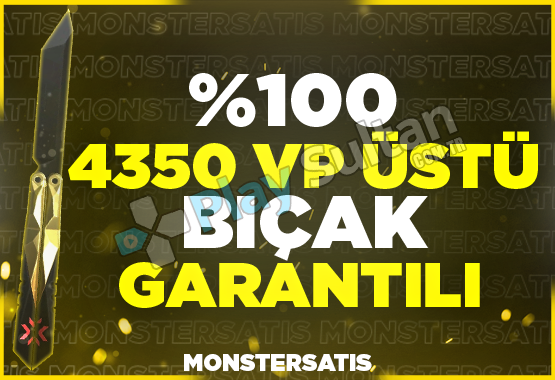 100 VIP++ 4350VP + BIÇAK GARANTİLİ RANDOM