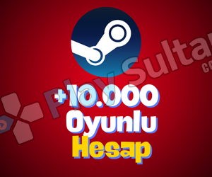 +10000 Oyunlu Steam Hesap