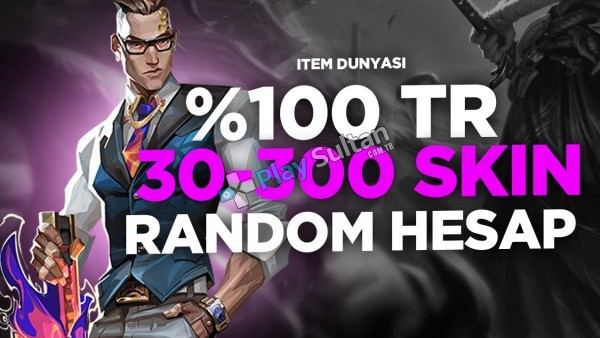 100TR 30 300 SKİN GARANTİLİ VİP HESAP