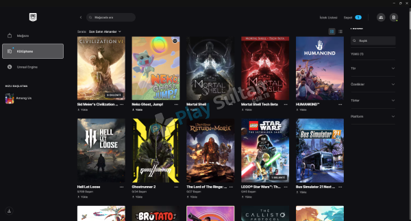 144 oyunlu epic games hesabı sıkıntısı yoktur