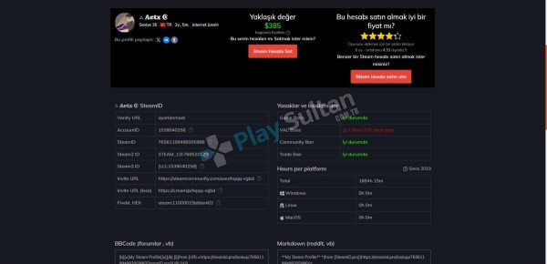15 Oyunluk 400 Dolar değerinde ilk sahibinden steam hesabı