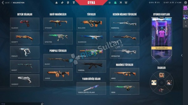 15+ skinli 2 bıçaklı hesap
