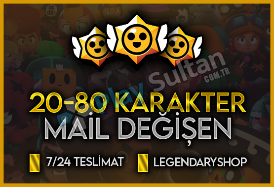 20-80 Karakter Garanti Mail Değişen