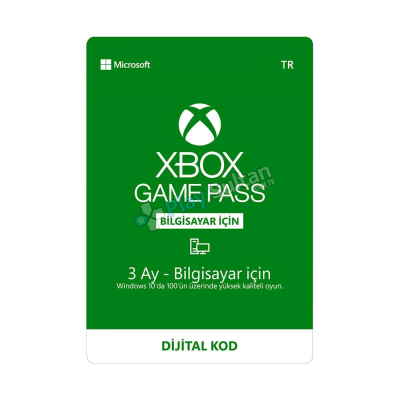 3 Aylık XBox PC Gamepass Kodu