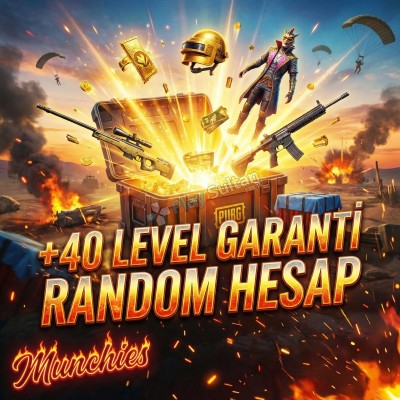 +40 LEVEL GARANTİ RANDOM HESAP PUBG MOBİLE