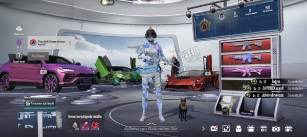 5 Yıllık Emek Full Dolu PUBG Hesap - Lv70 Koleksiyon 56 - X-Suit + Buz Diyarı + Lamborghini