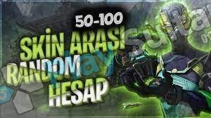 50-100 SKİNLİ RANDOM HESAP NA SUNUCU-