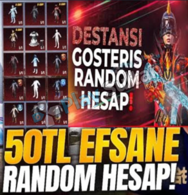 50 TL RANDOM HESAP