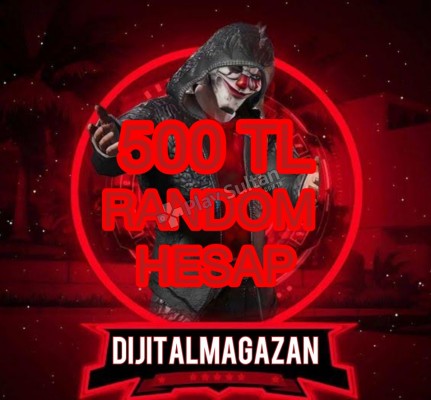 500 TL VİP Pubg Mobile Random Hesap Satın Al - dijitalmagazan
